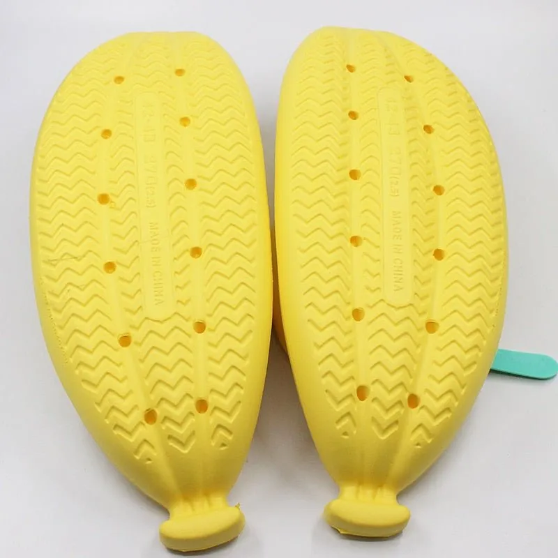 Banana Summer Flip Flops: Thick Sole, Non-Slip