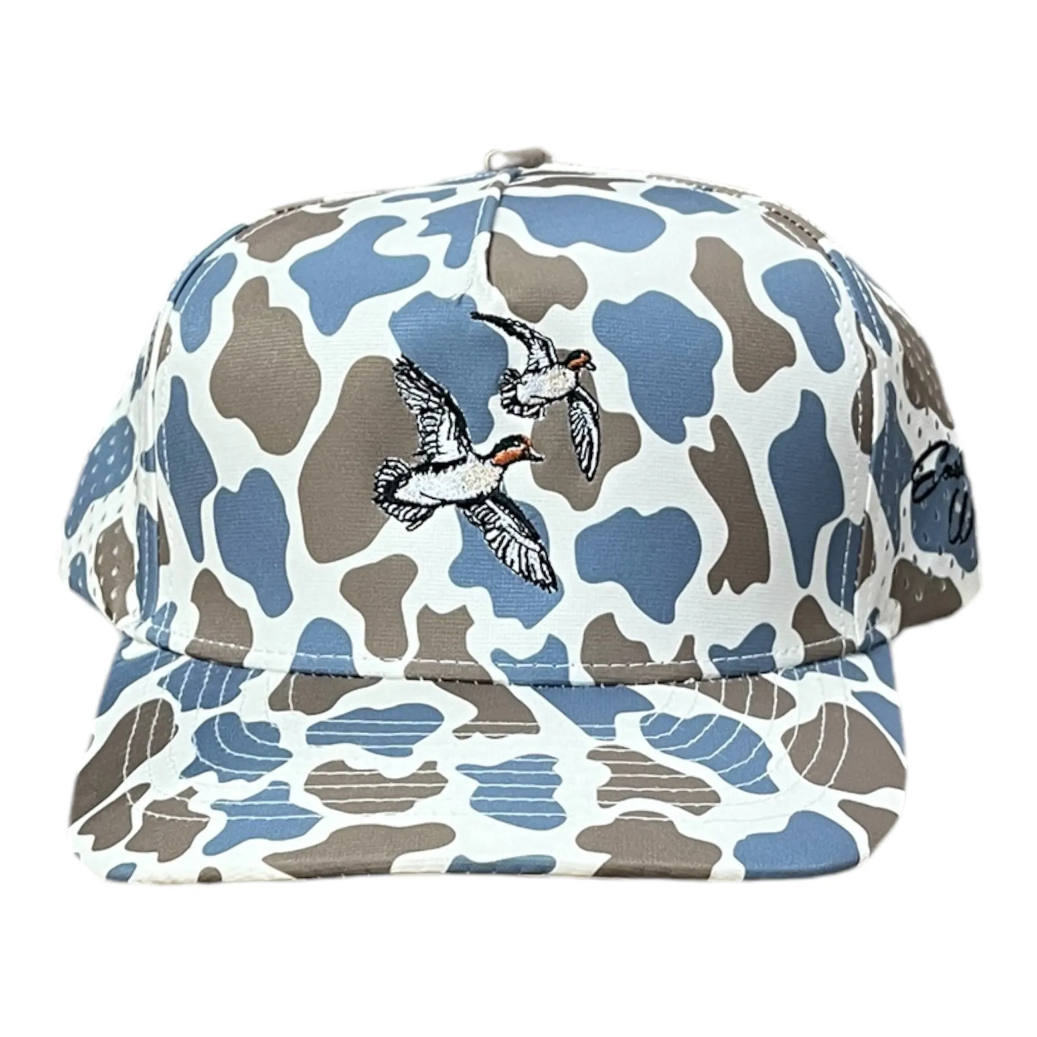 Banking Teal Embroidered Hat