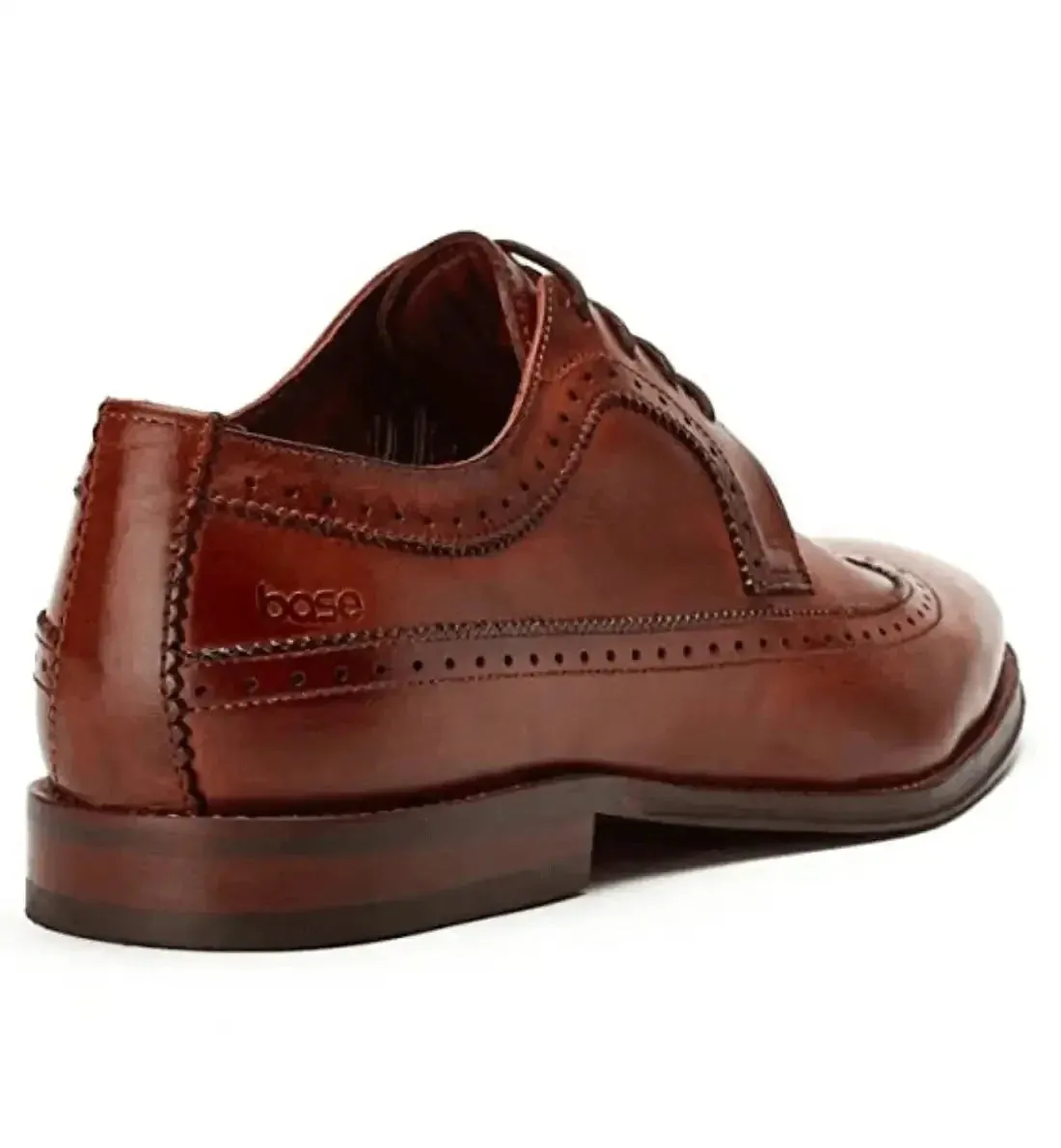 Base London Mens Havisham Leather Formal Shoes Washed Tan