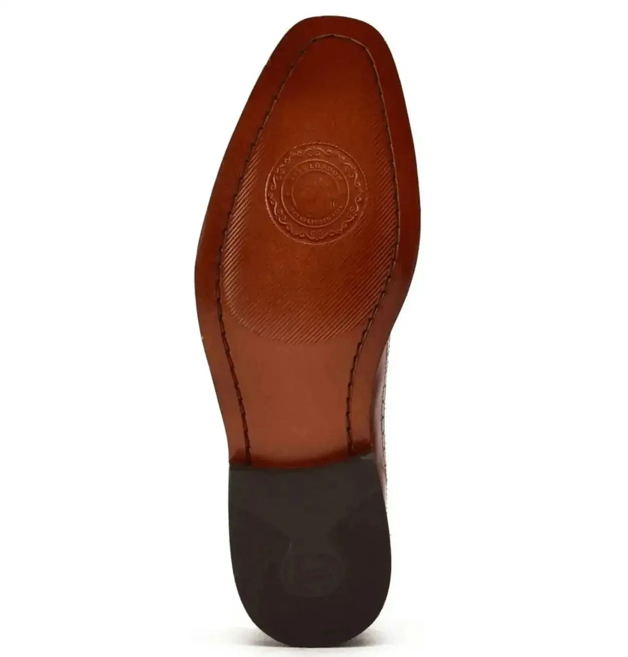 Base London Mens Havisham Leather Formal Shoes Washed Tan