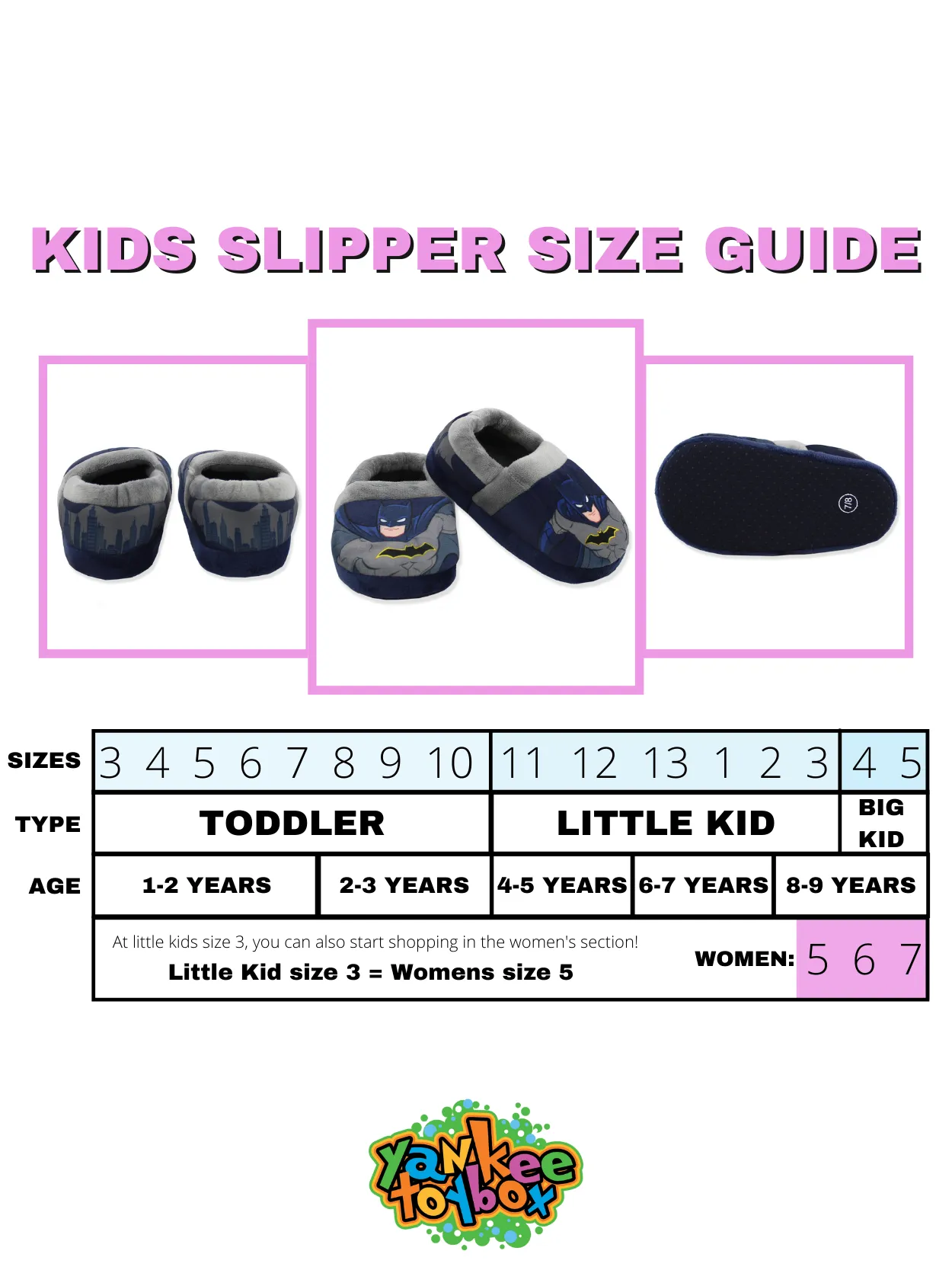 Batman Plush A-Line Slippers