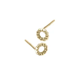 Beaded Circle Studs