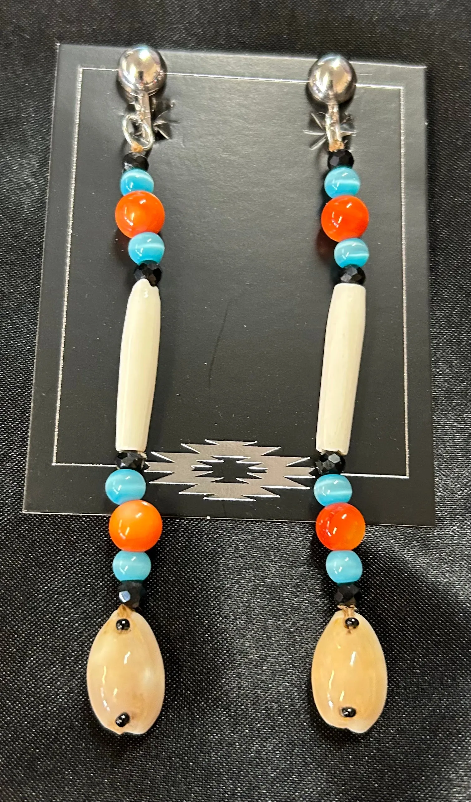Beaded Clip-On Earrings