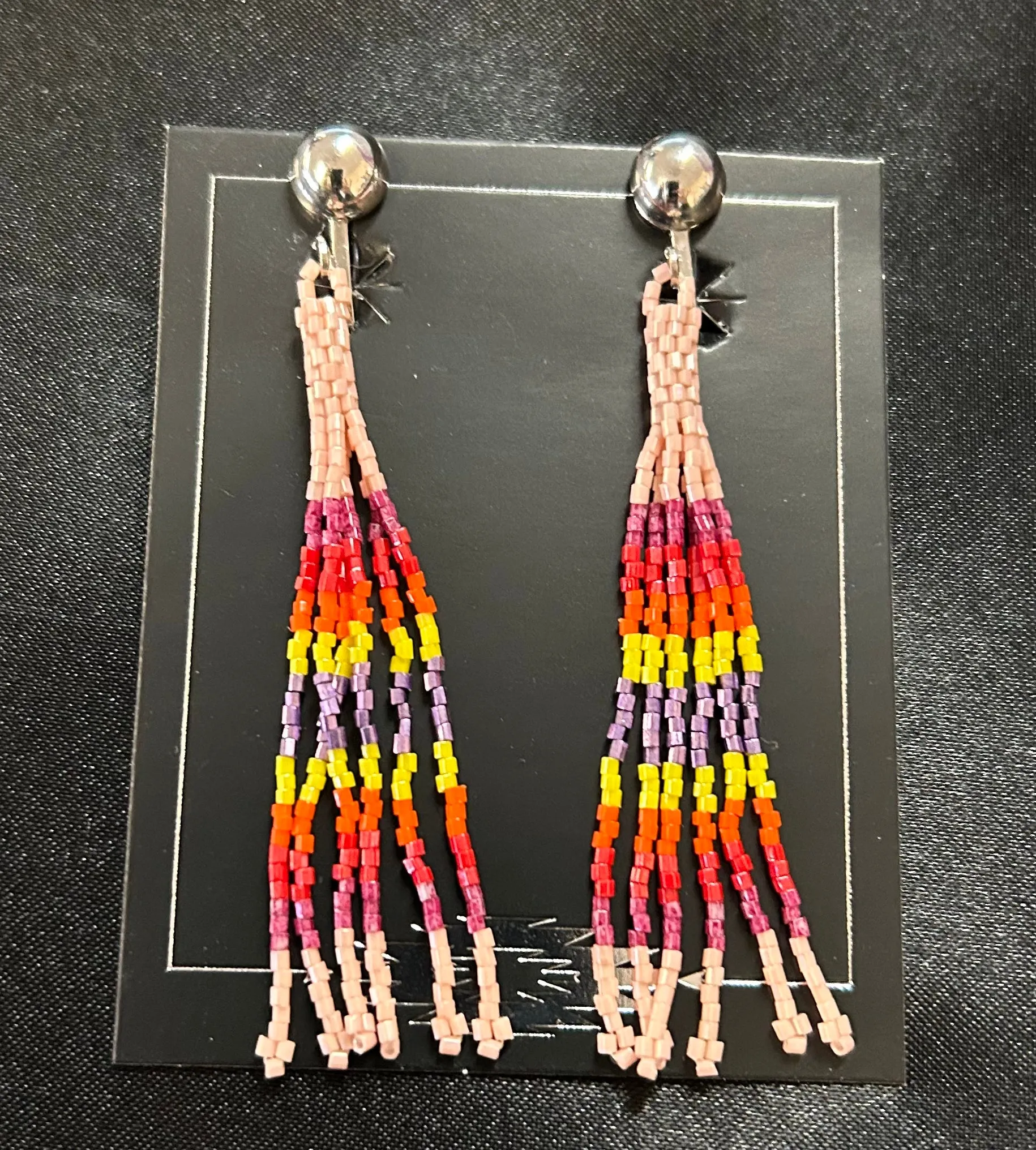 Beaded Clip-On Earrings