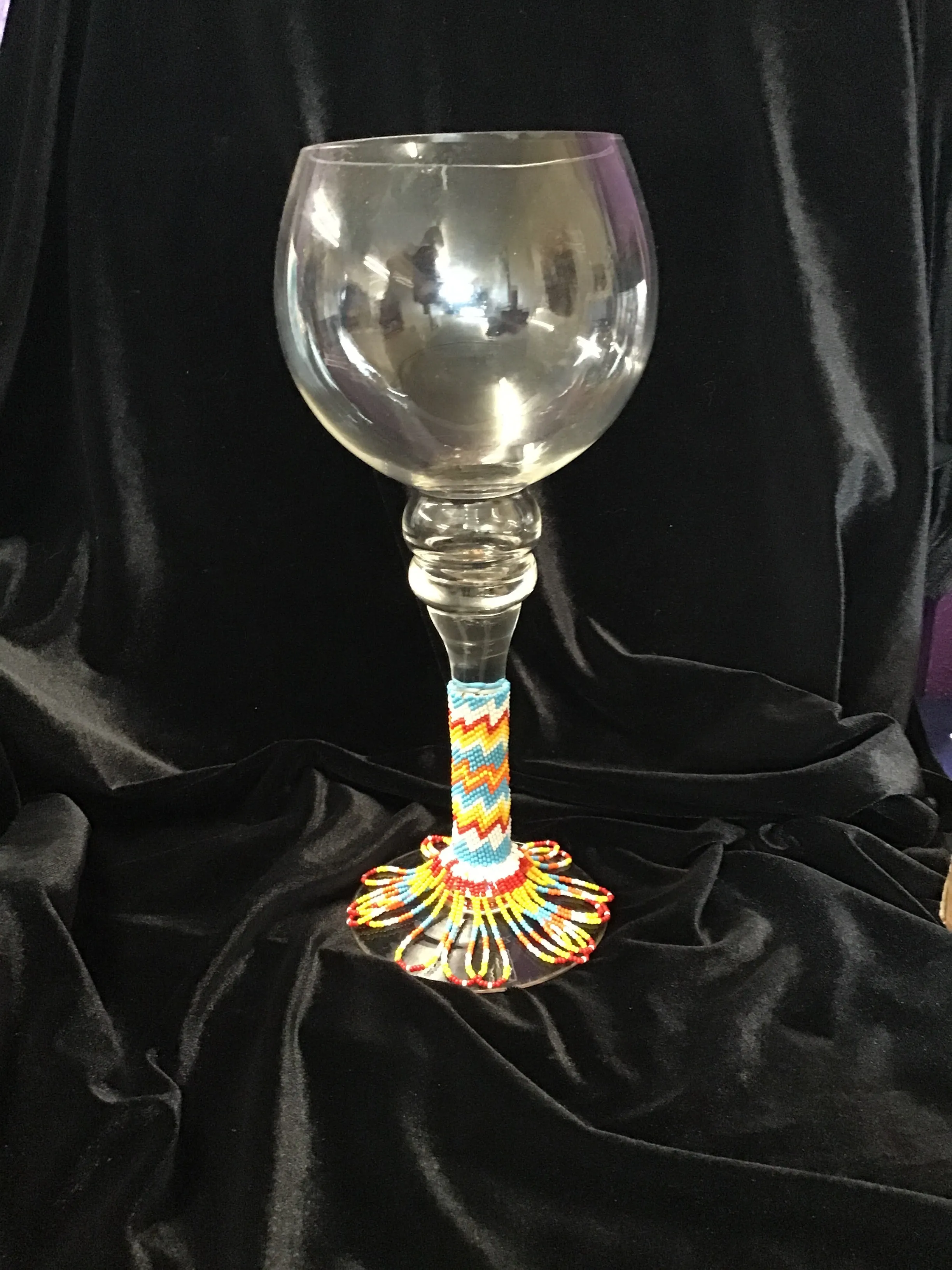 Beaded Decorative Glass