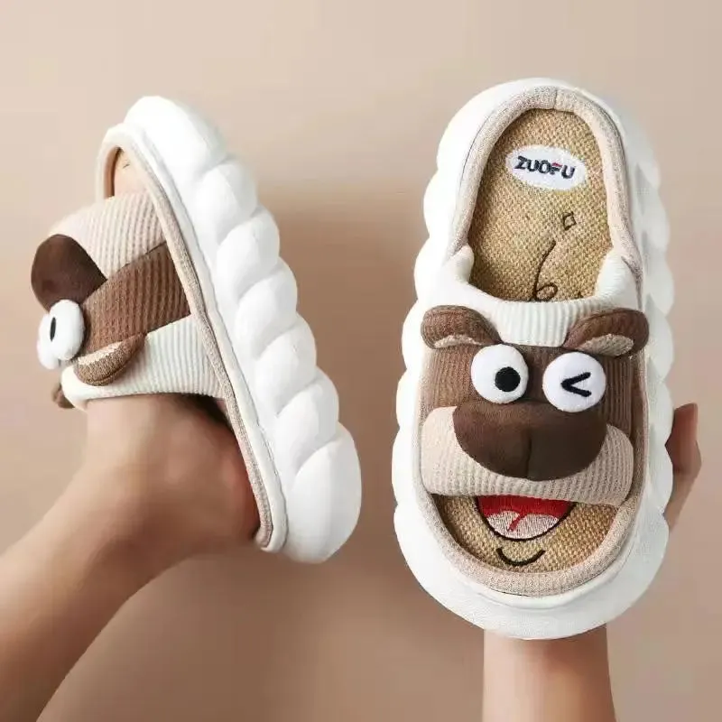 Beautiful Y2K Animal Slippers for Trendy Streetwear Styles