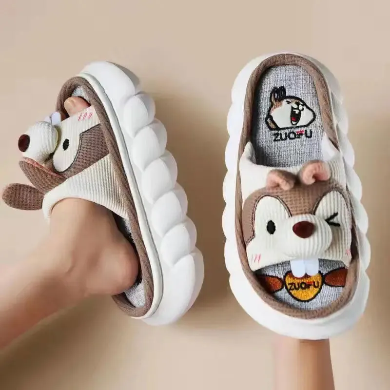 Beautiful Y2K Animal Slippers for Trendy Streetwear Styles