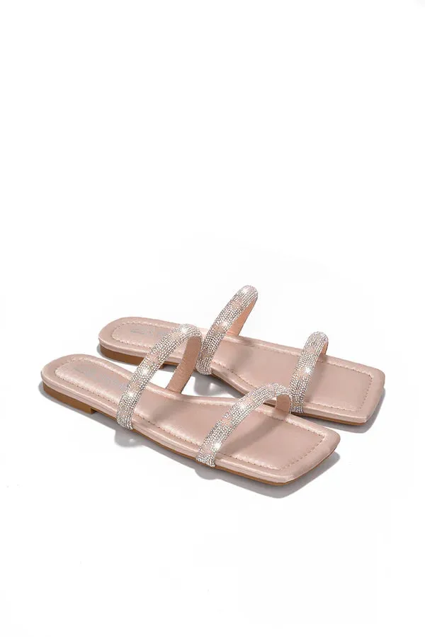Benji Cape Robbin nude satin sandals