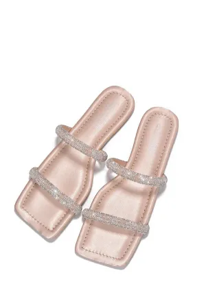 Benji Cape Robbin nude satin sandals