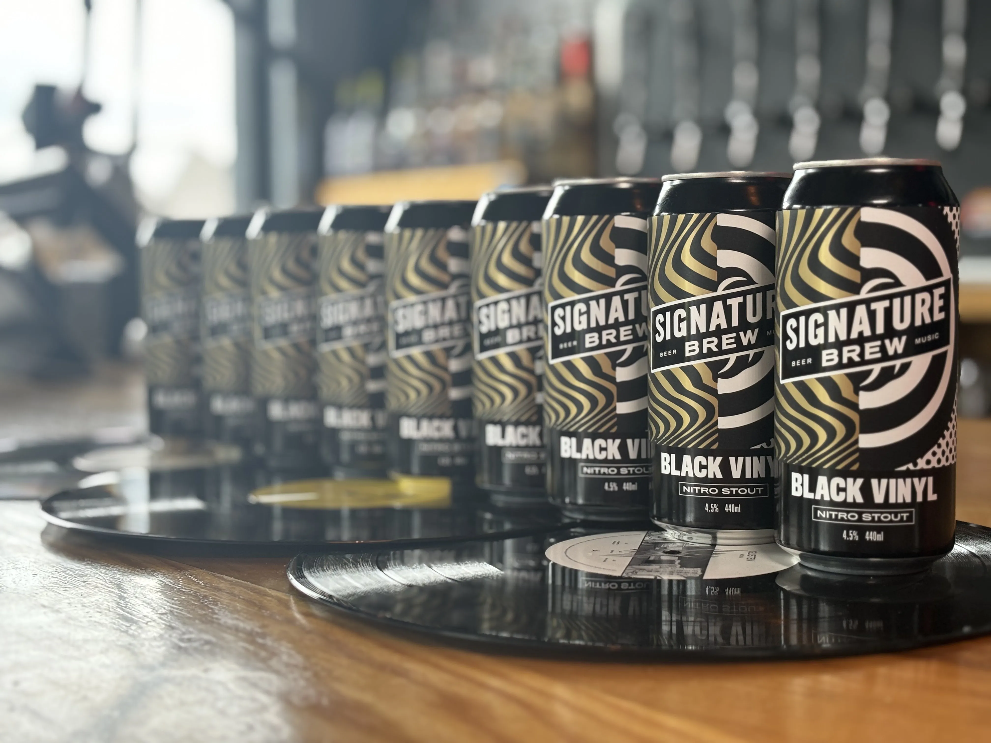 Black Vinyl Nitro Stout