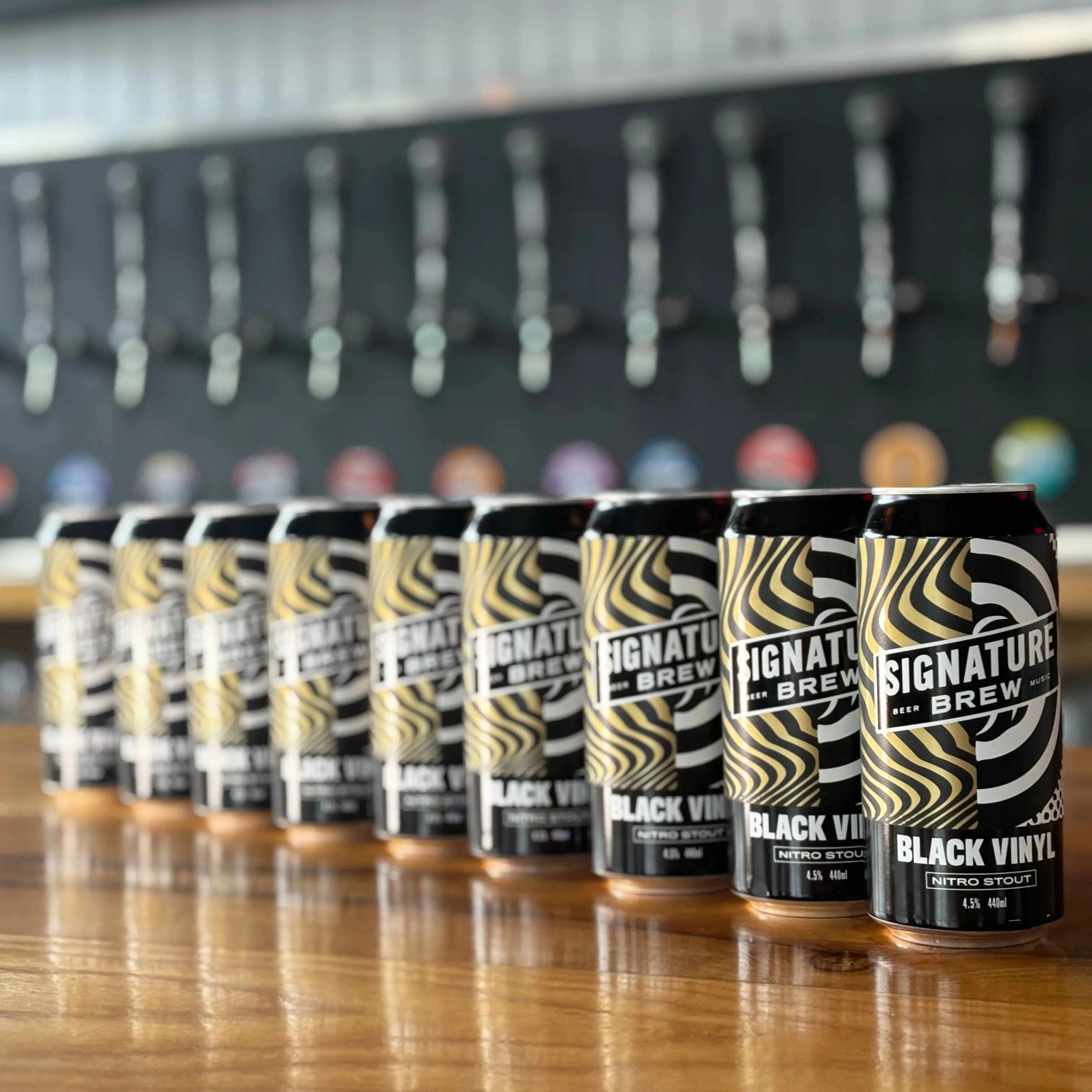 Black Vinyl Nitro Stout