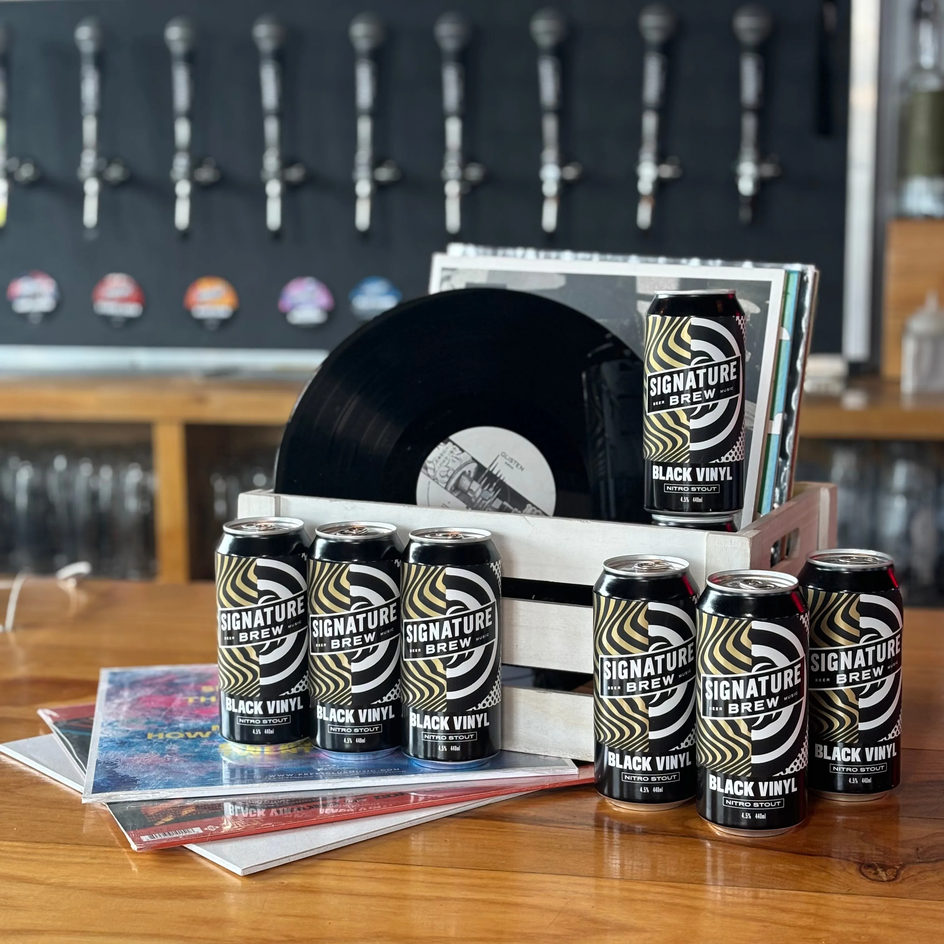 Black Vinyl Nitro Stout