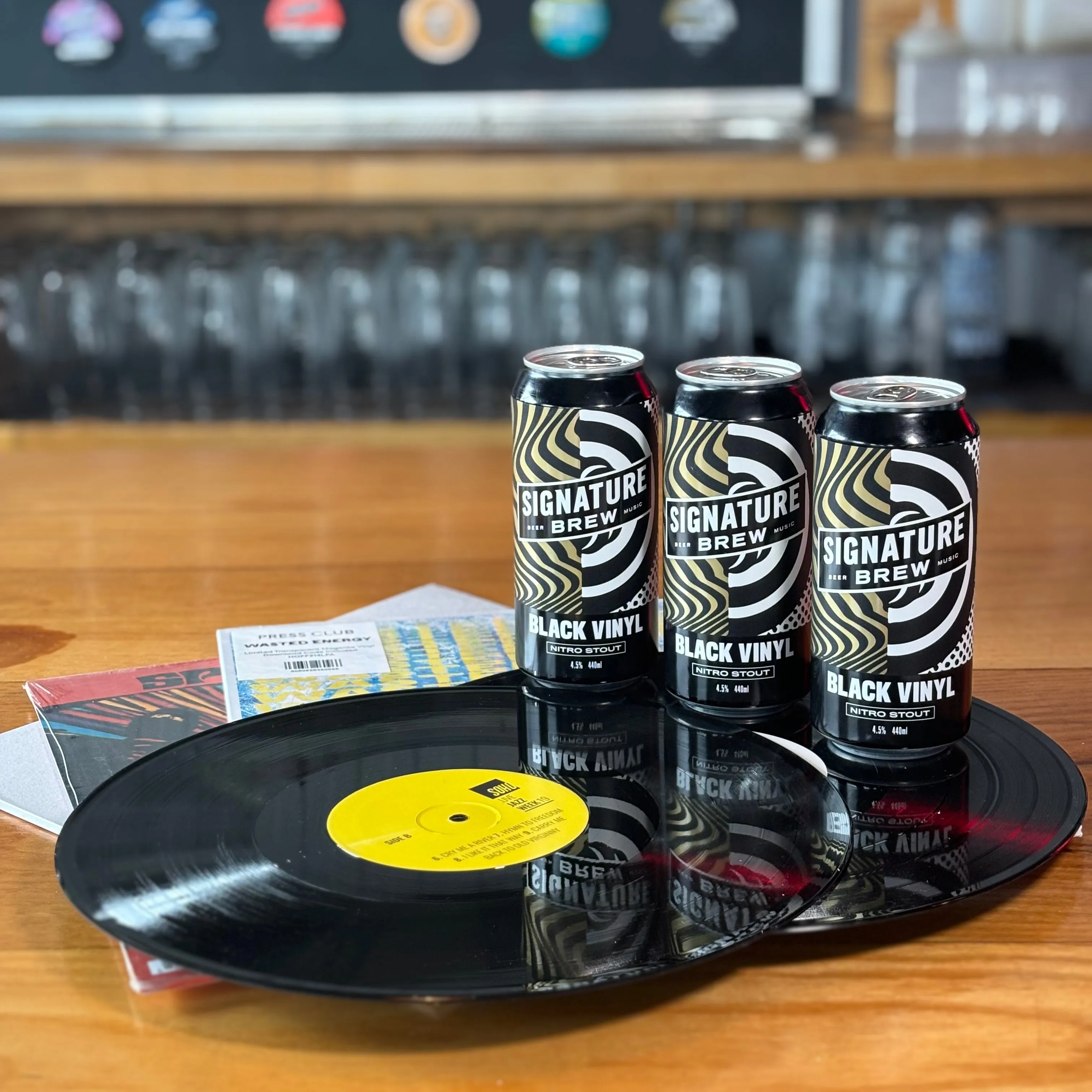 Black Vinyl Nitro Stout