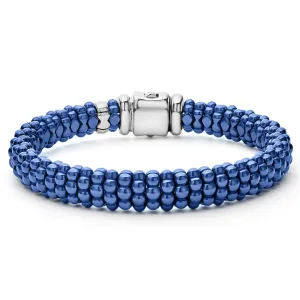 Blue Caviar Ultramarine Ceramic Beaded Bracelet | 9mm