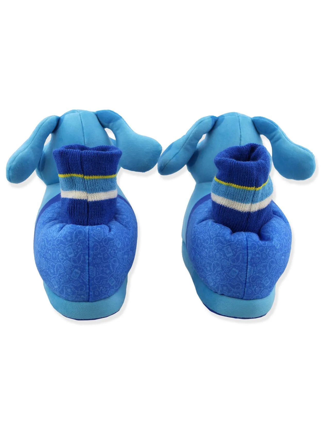 Blue's Clues & You Blue Plush 3D Sock Top Slippers