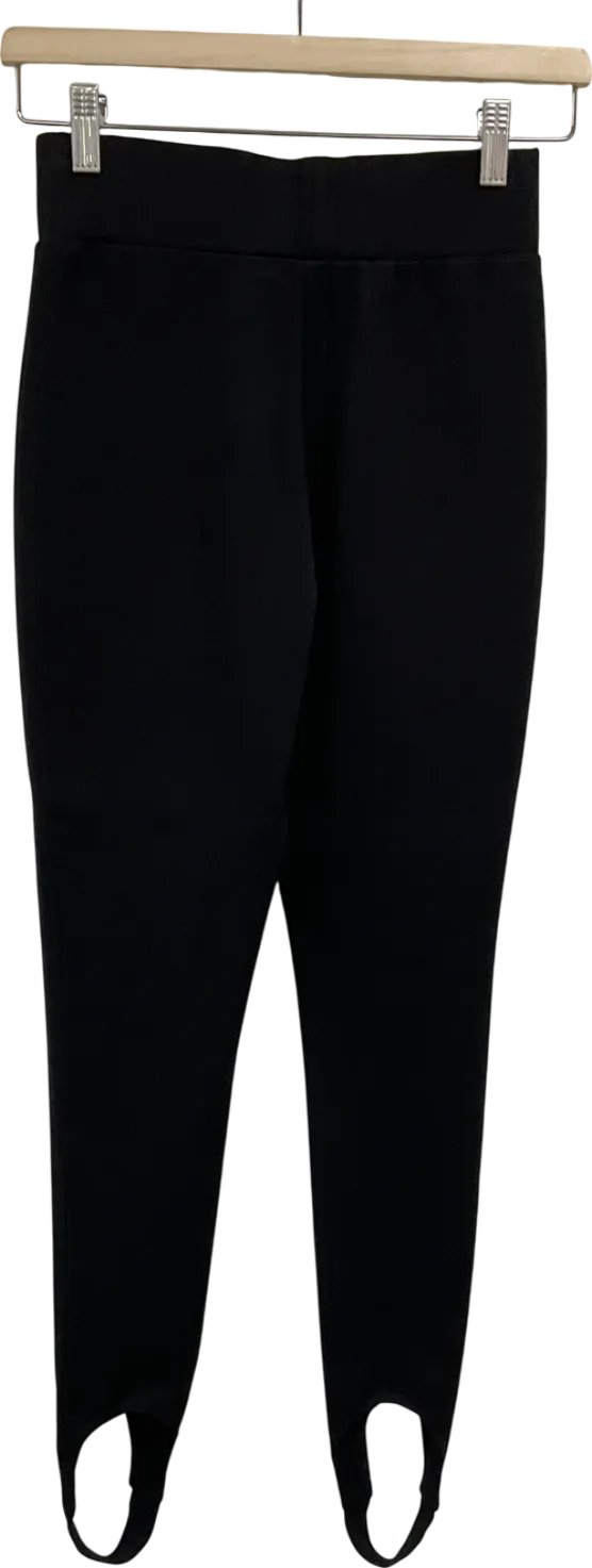 BOA Black Sculpting Leggings With Ankle Strap UK XS
