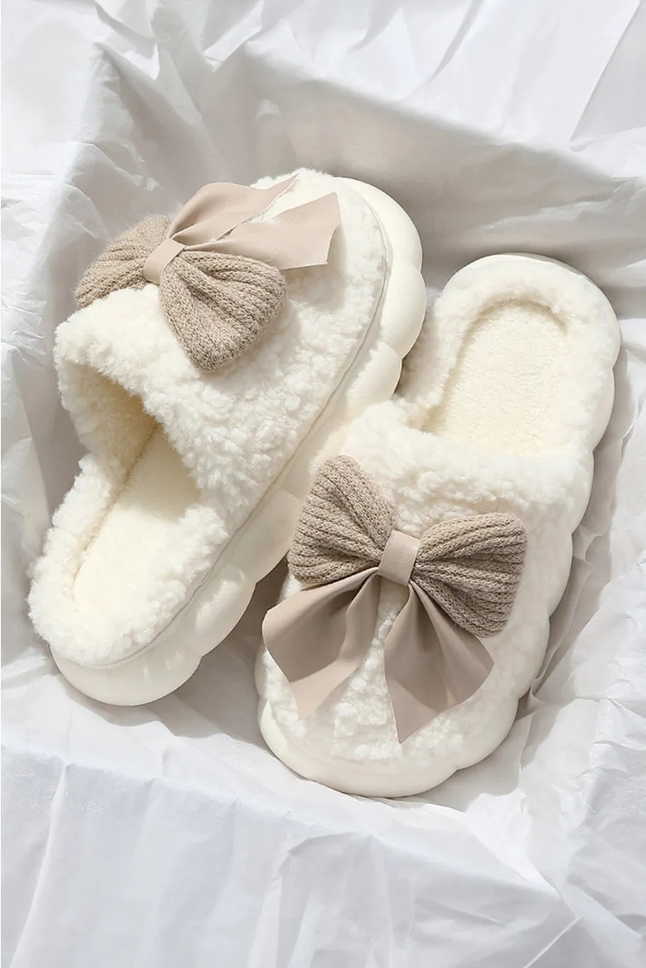 BOW SLIPPERS