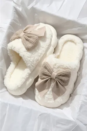 BOW SLIPPERS