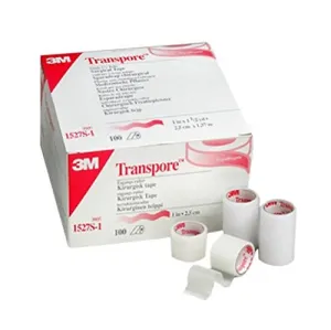 Box of 100 3M Transpore Surgical Tape Box of 100 3M 1527S1