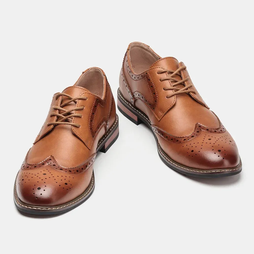 Brogue Genuine Leather Elton Shoes