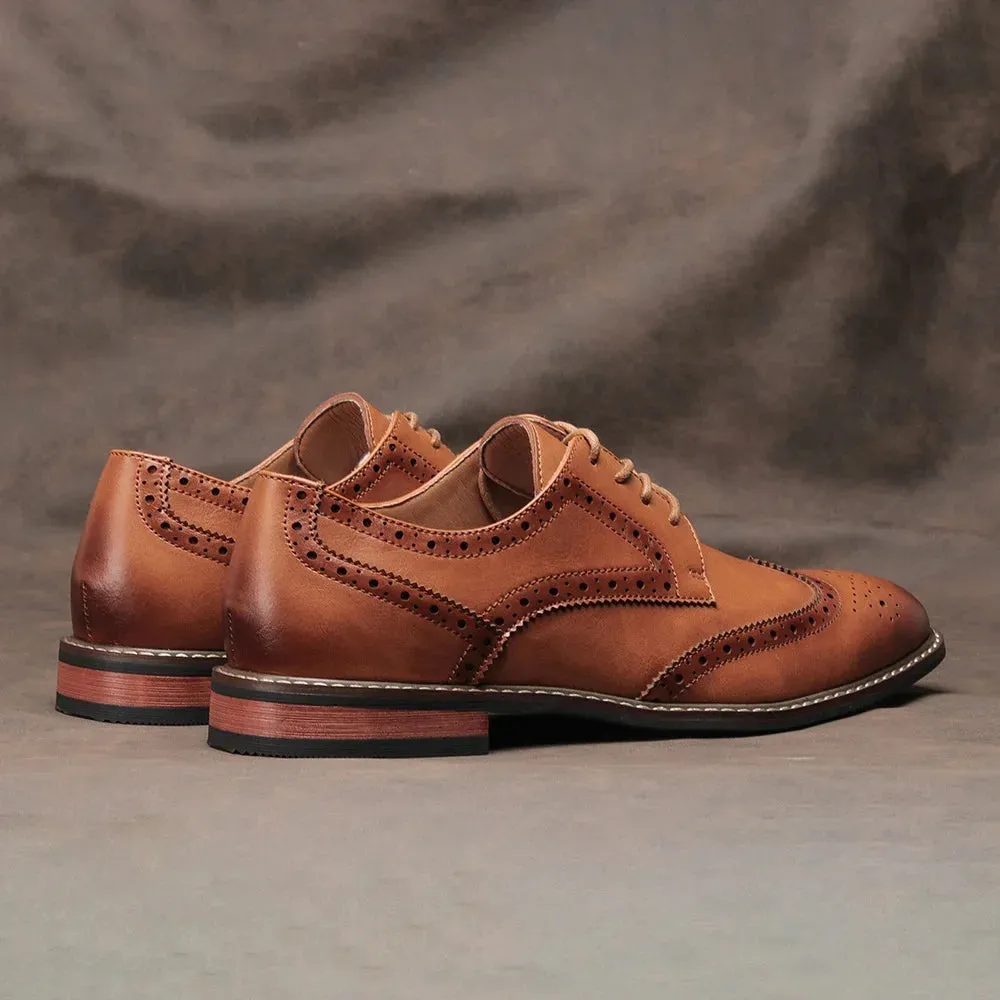 Brogue Genuine Leather Elton Shoes