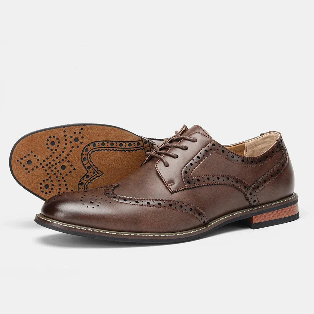 Brogue Genuine Leather Elton Shoes