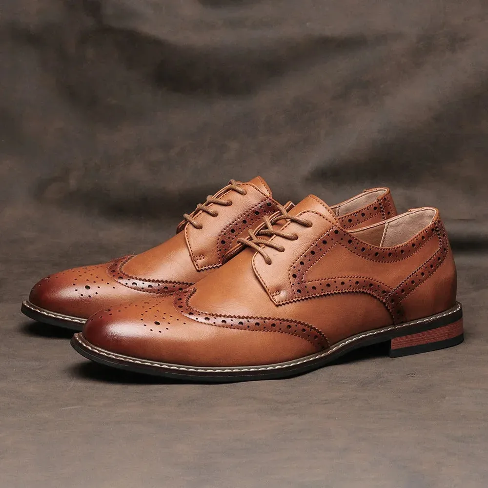 Brogue Genuine Leather Elton Shoes