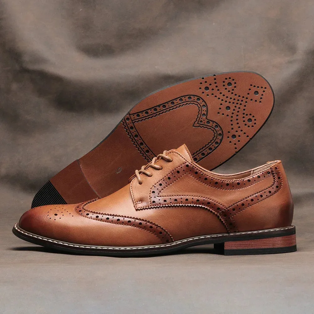 Brogue Genuine Leather Elton Shoes