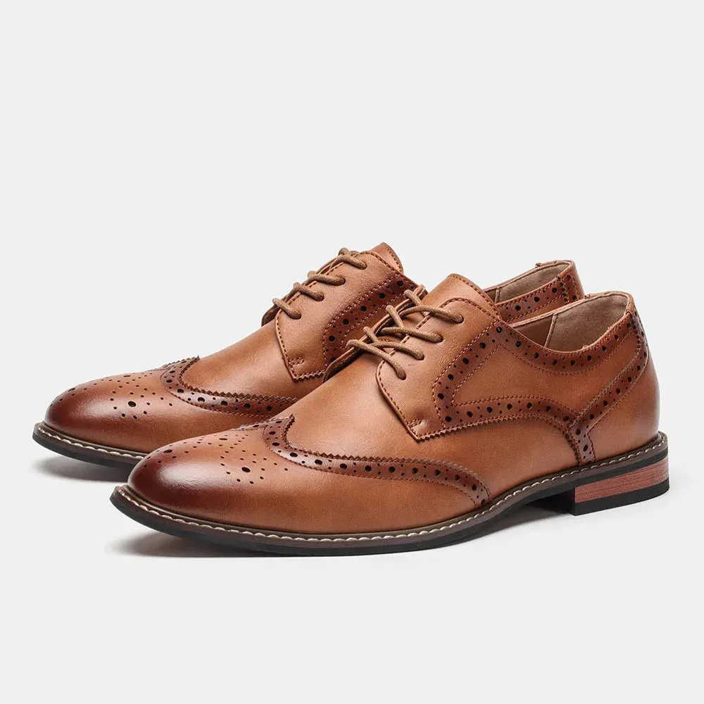 Brogue Genuine Leather Elton Shoes
