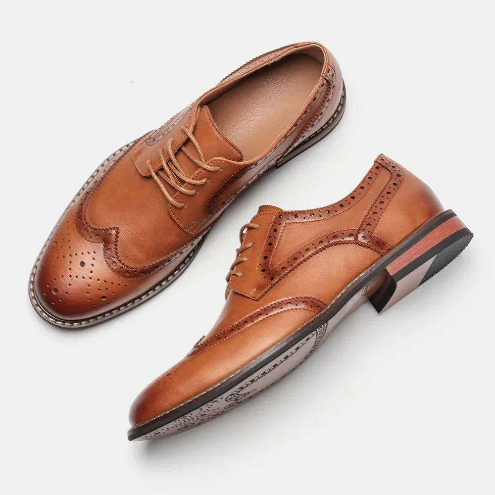 Brogue Genuine Leather Elton Shoes