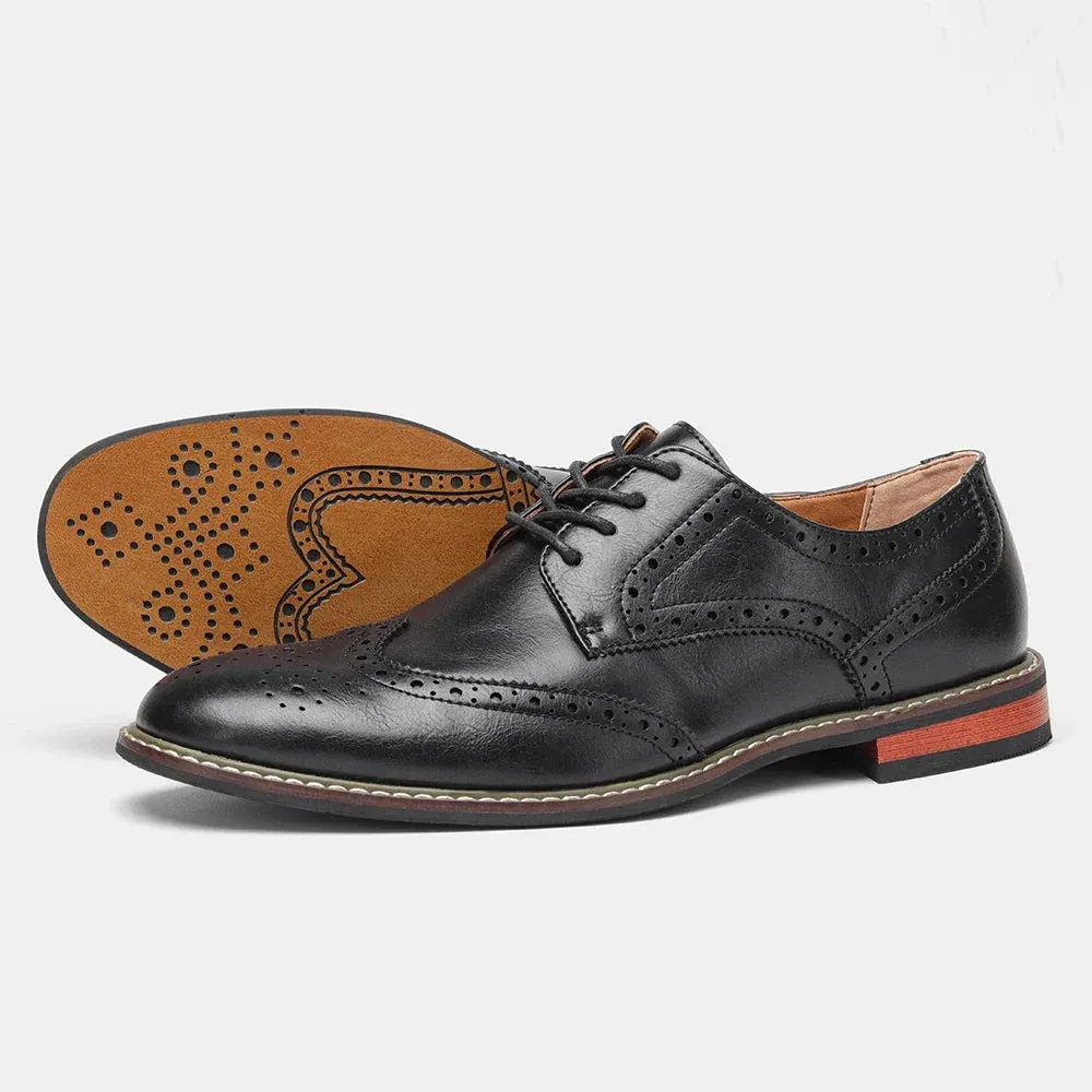 Brogue Genuine Leather Elton Shoes