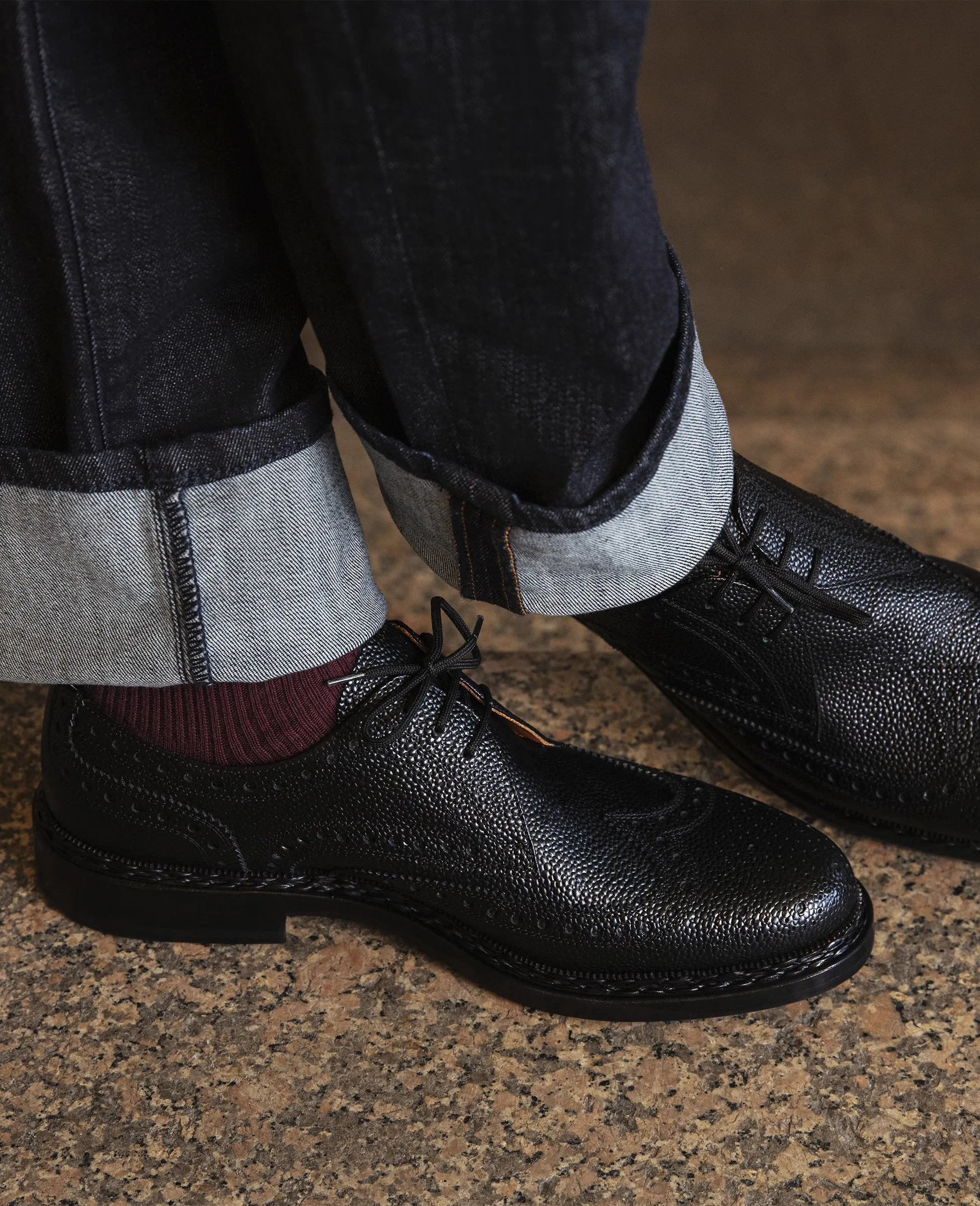 Buda Full Brogue SG - Schwarz