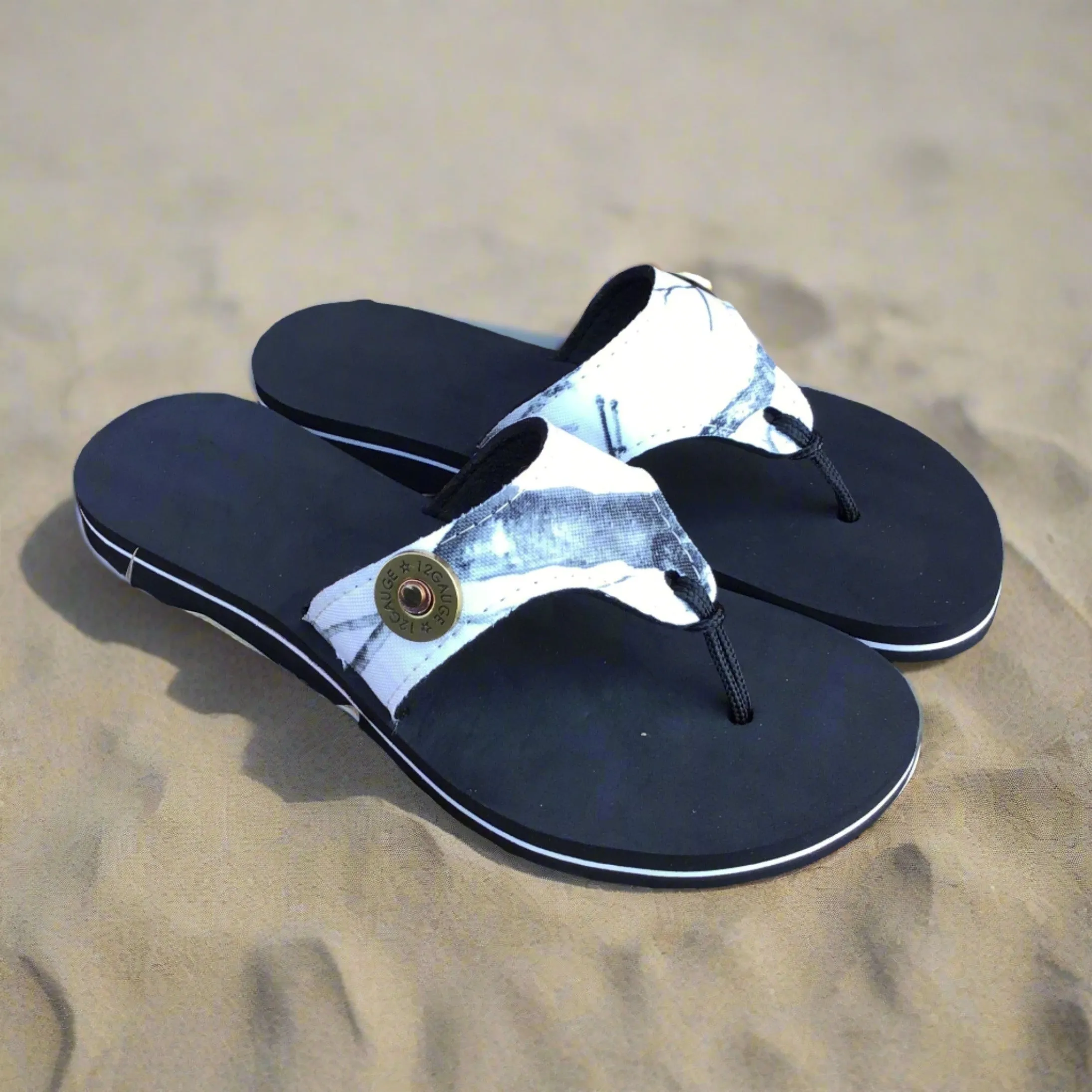 Camo Flip Flops with New Ultra Comfort Sole