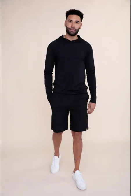CAV-Micro Perforated Stripe Hoodie