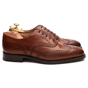 'Chetwynd' Tan Brown Leather Oxford Brogues UK 7 G