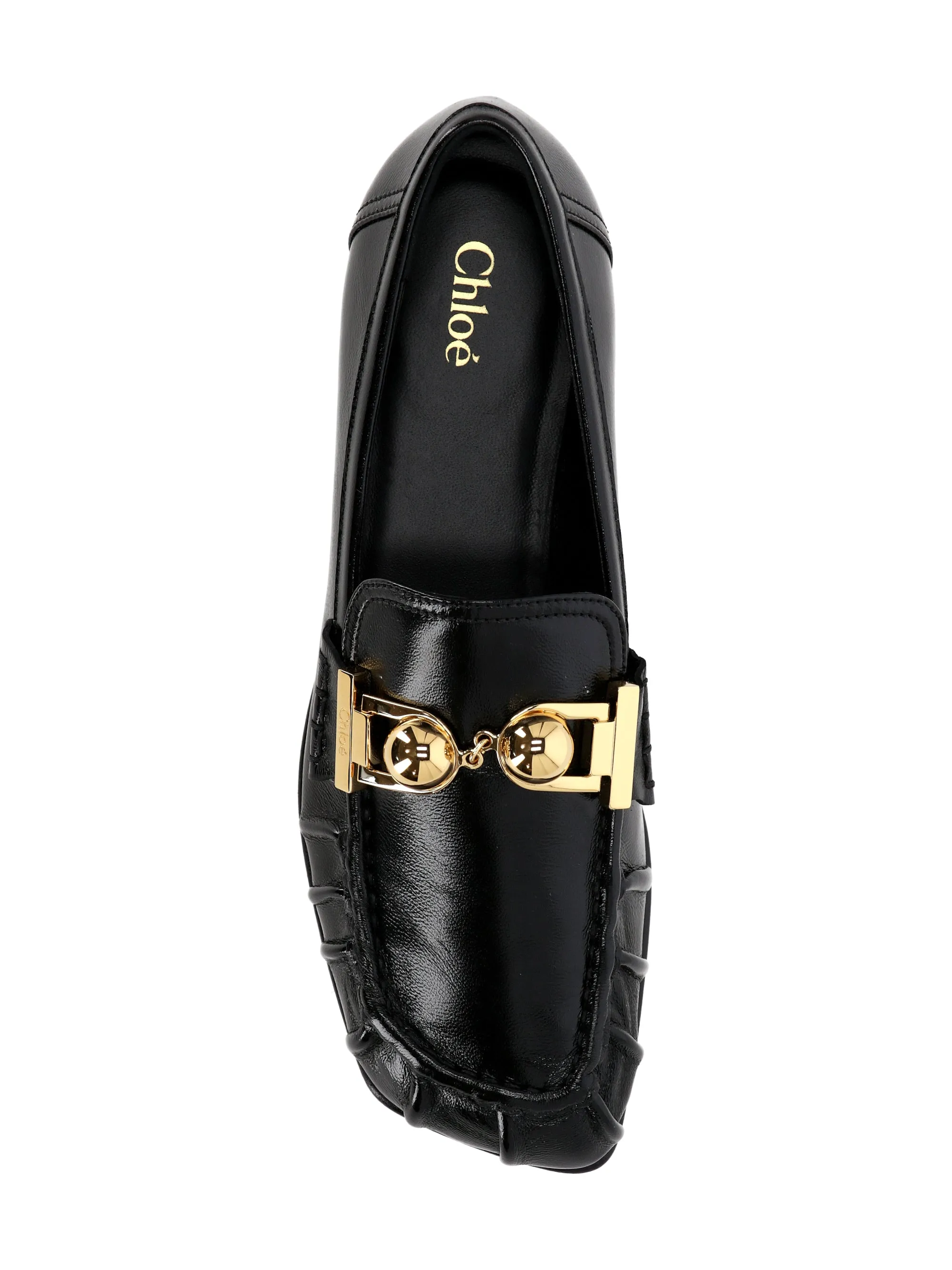 Chloè Miles Metallic Detail Loafers