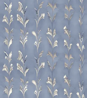 CLIMBING VINES WALLPAPER / BLUE ASH