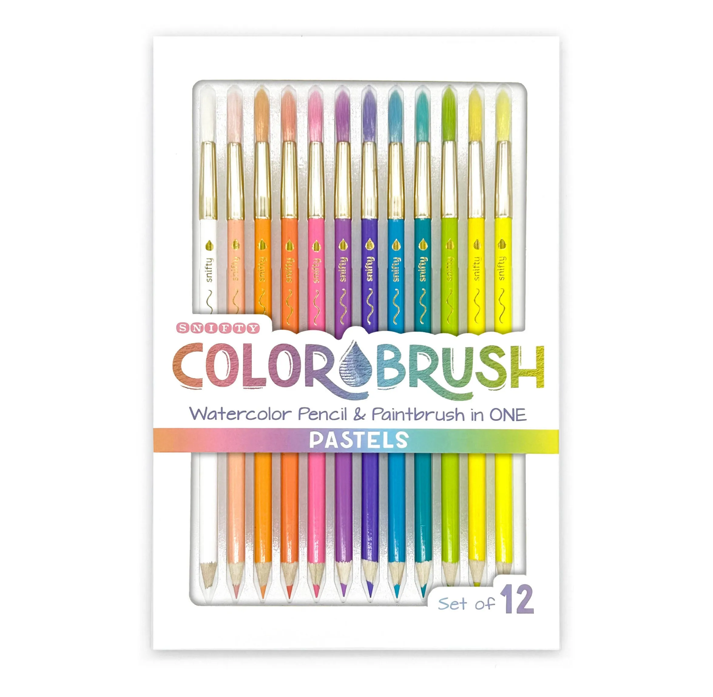 Colorbrush- Watercolor pencil & paintbrush in ONE- Pastels