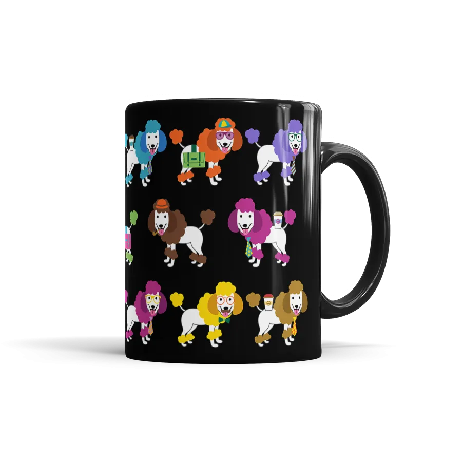 Colorful Poodle Mug
