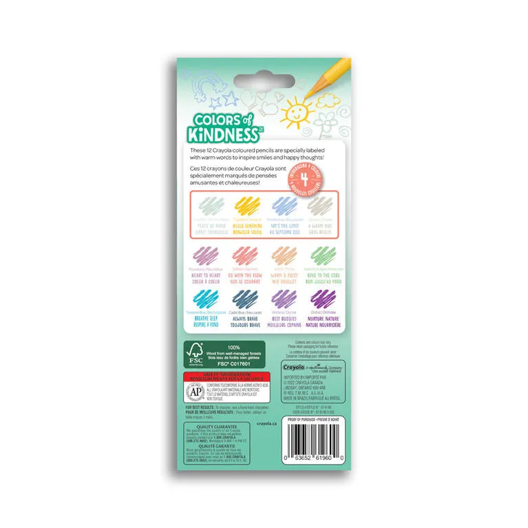 Crayola Colors Of Kindness Coloured Pencil (Pack Of 12)