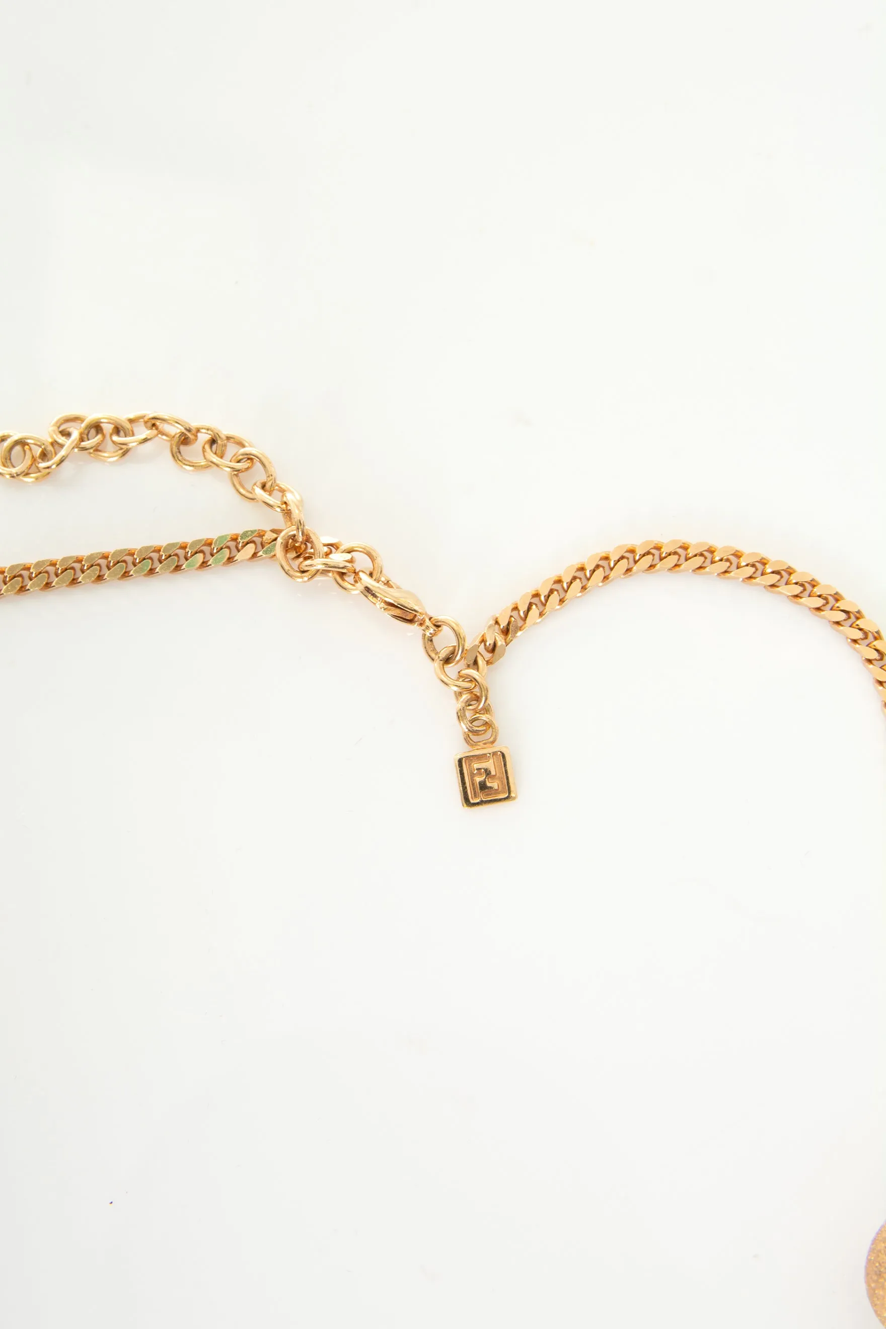 Crystal Script Necklace