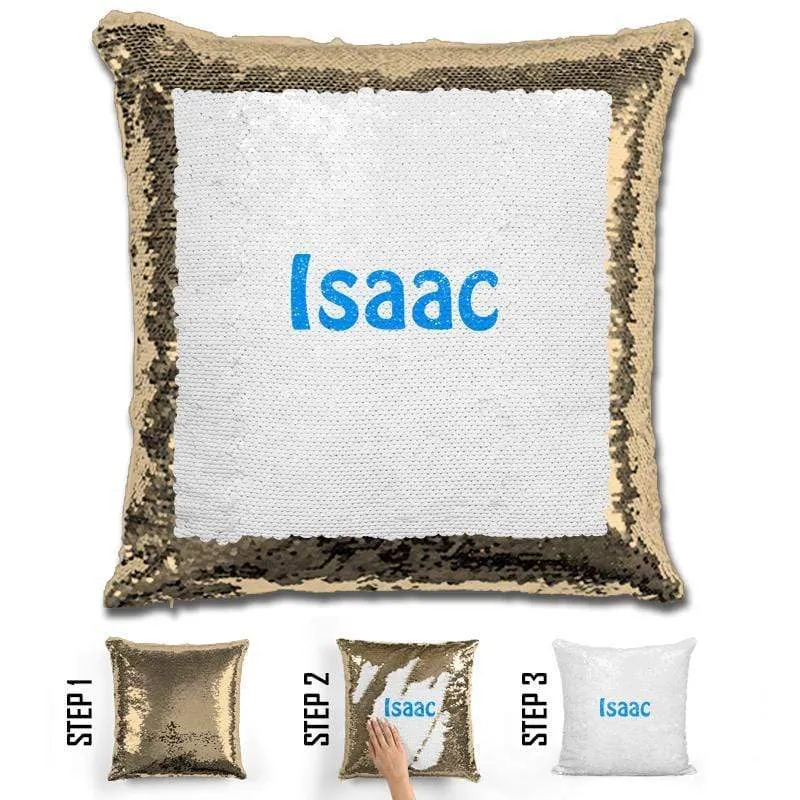 Custom Name Personalized Magic Sequin Pillow