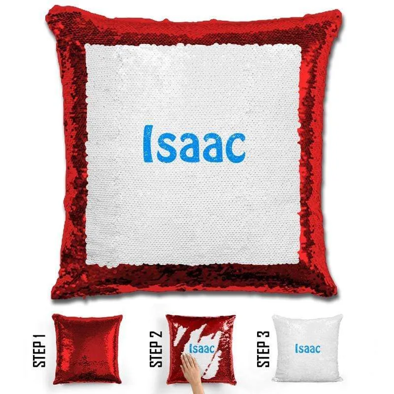 Custom Name Personalized Magic Sequin Pillow