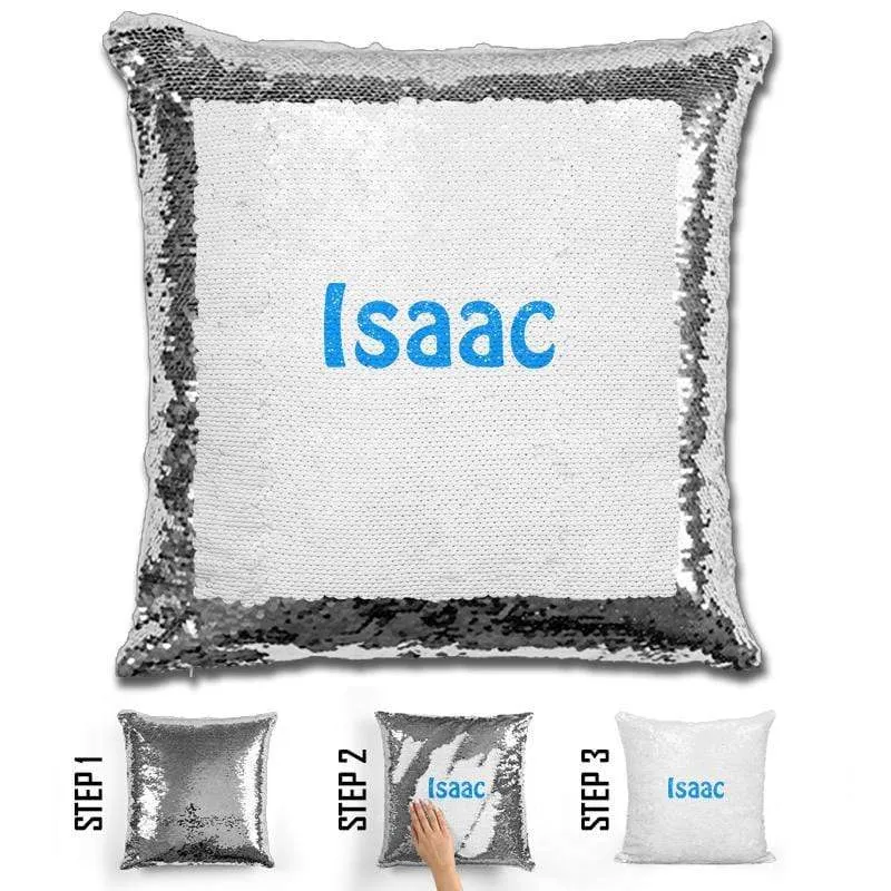 Custom Name Personalized Magic Sequin Pillow