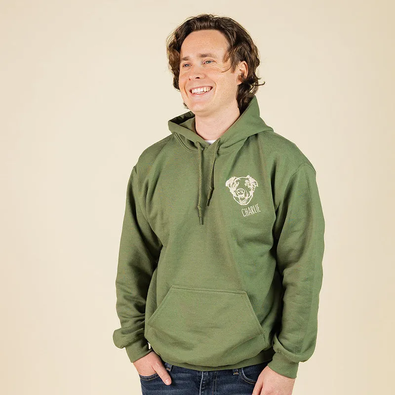 Custom Pet Portrait Hoodie