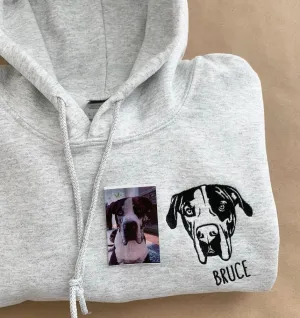 Custom Pet Portrait Hoodie