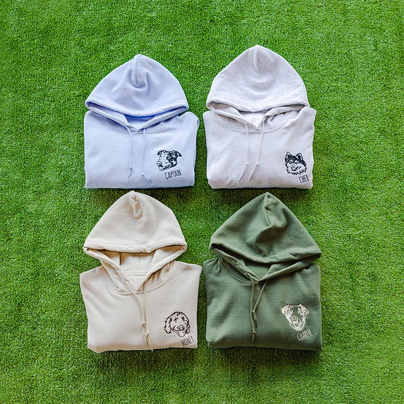 Custom Pet Portrait Hoodie