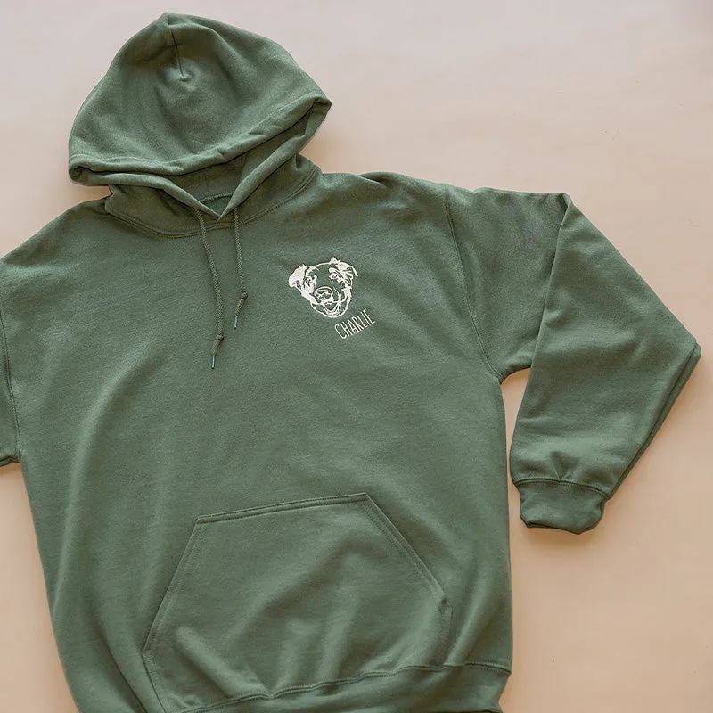 Custom Pet Portrait Hoodie