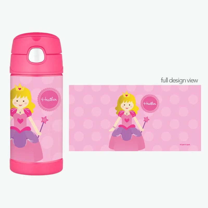 Cute Princess Personalized Thermos Bottle