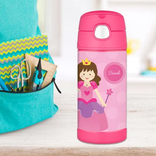 Cute Princess Personalized Thermos Bottle